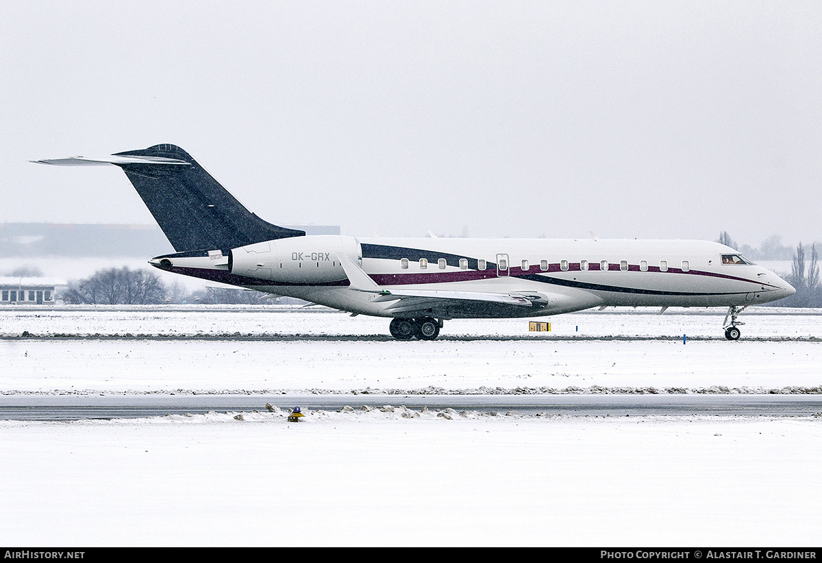 Aircraft Photo of OK-GRX | Bombardier Global 6000 (BD-700-1A10) | Eclair Aviation | AirHistory.net #538488