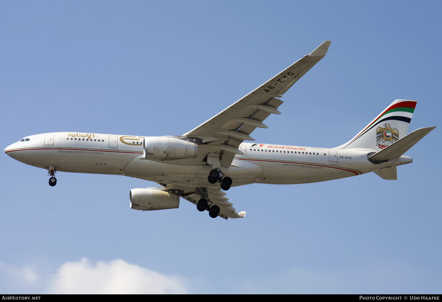 Aircraft Photo of A6-EYG | Airbus A330-243 | Etihad Airways | AirHistory.net #538507