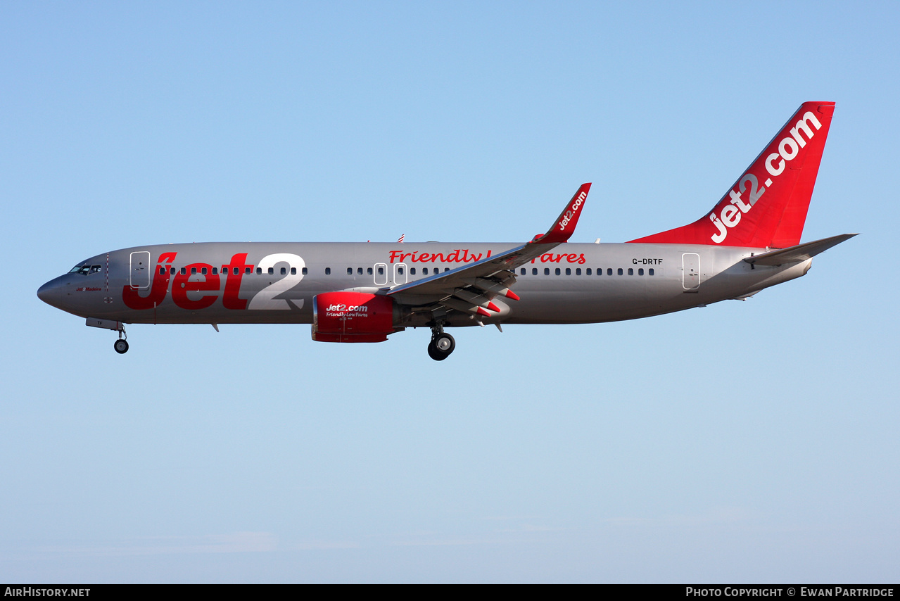 Aircraft Photo of G-DRTF | Boeing 737-85P | Jet2 | AirHistory.net #538509