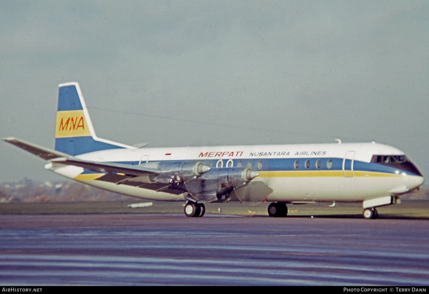 Aircraft Photo of G-BAFK | Vickers 952 Vanguard | Merpati Nusantara Airlines | AirHistory.net #538511