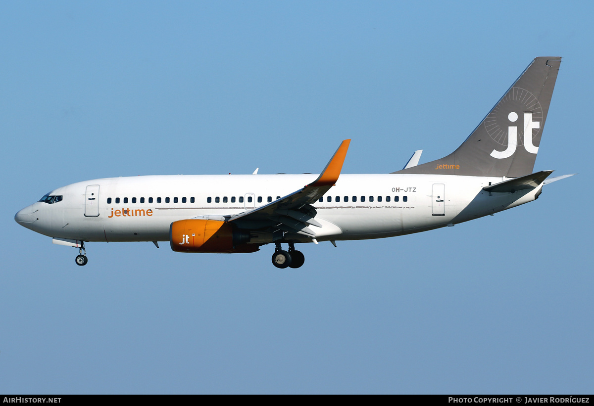 Aircraft Photo of OH-JTZ | Boeing 737-73S | Jettime | AirHistory.net #538523