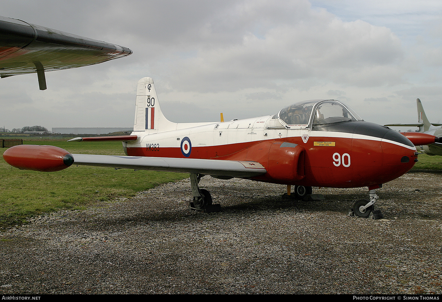 Aircraft Photo of XM383 | Hunting P.84 Jet Provost T3A | UK - Air Force | AirHistory.net #538533