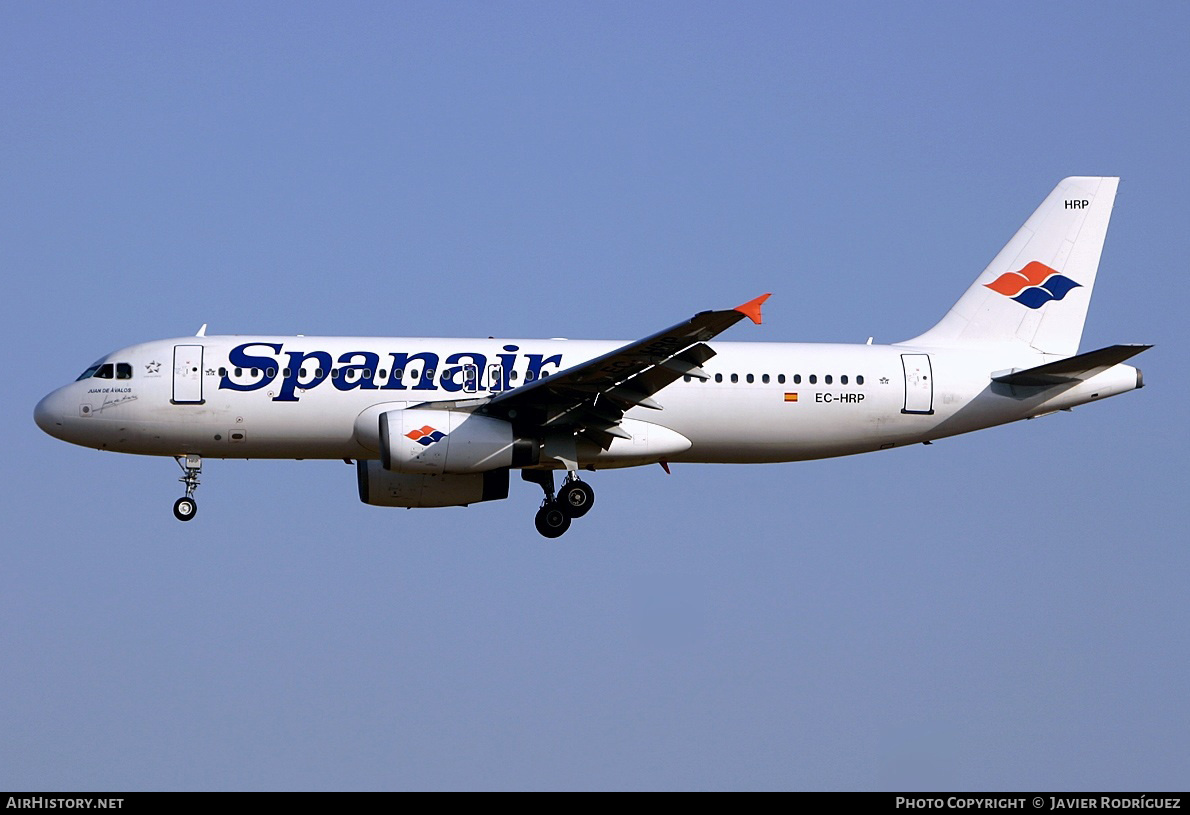 Aircraft Photo of EC-HRP | Airbus A320-232 | Spanair | AirHistory.net #538546