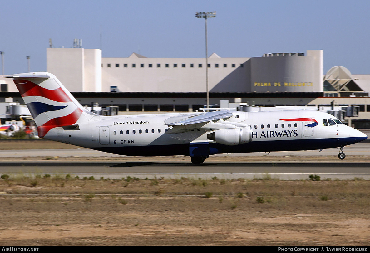 Aircraft Photo of G-CFAH | BAE Systems Avro 146-RJ100 | British Airways | AirHistory.net #538550