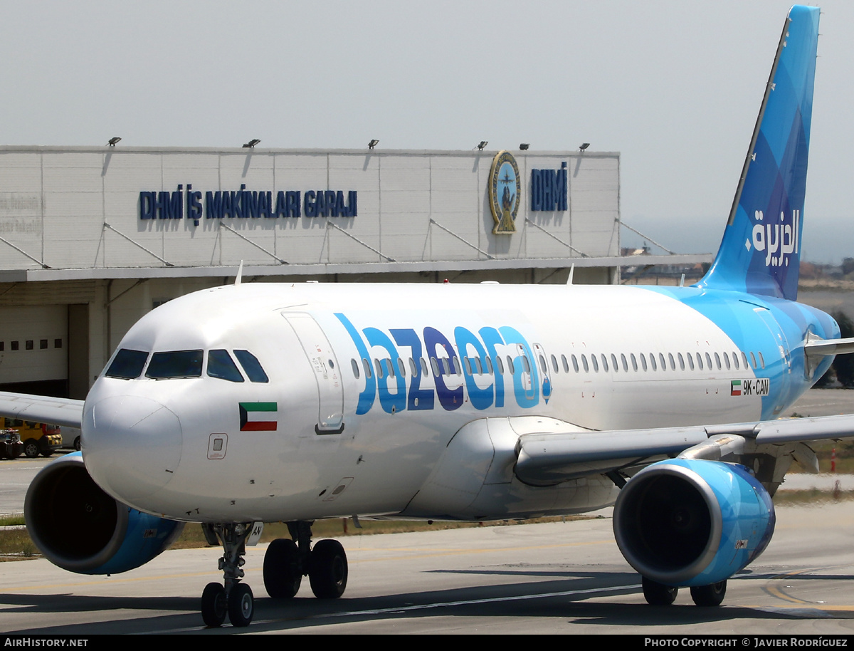 Aircraft Photo of 9K-CAN | Airbus A320-214 | Jazeera Airways | AirHistory.net #538571
