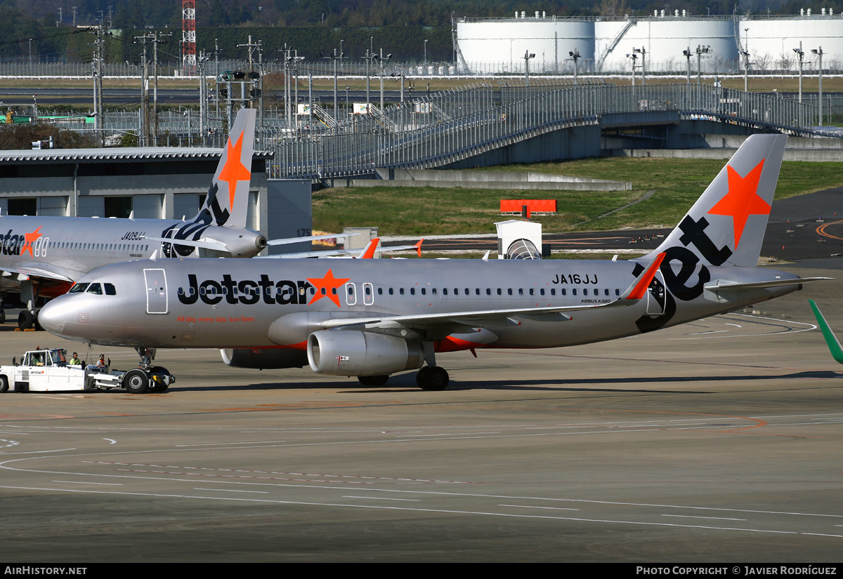 Aircraft Photo of JA16JJ | Airbus A320-232 | Jetstar Airways | AirHistory.net #538573