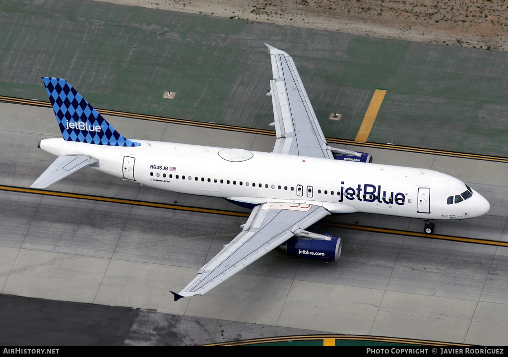 Aircraft Photo of N645JB | Airbus A320-232 | JetBlue Airways | AirHistory.net #538574