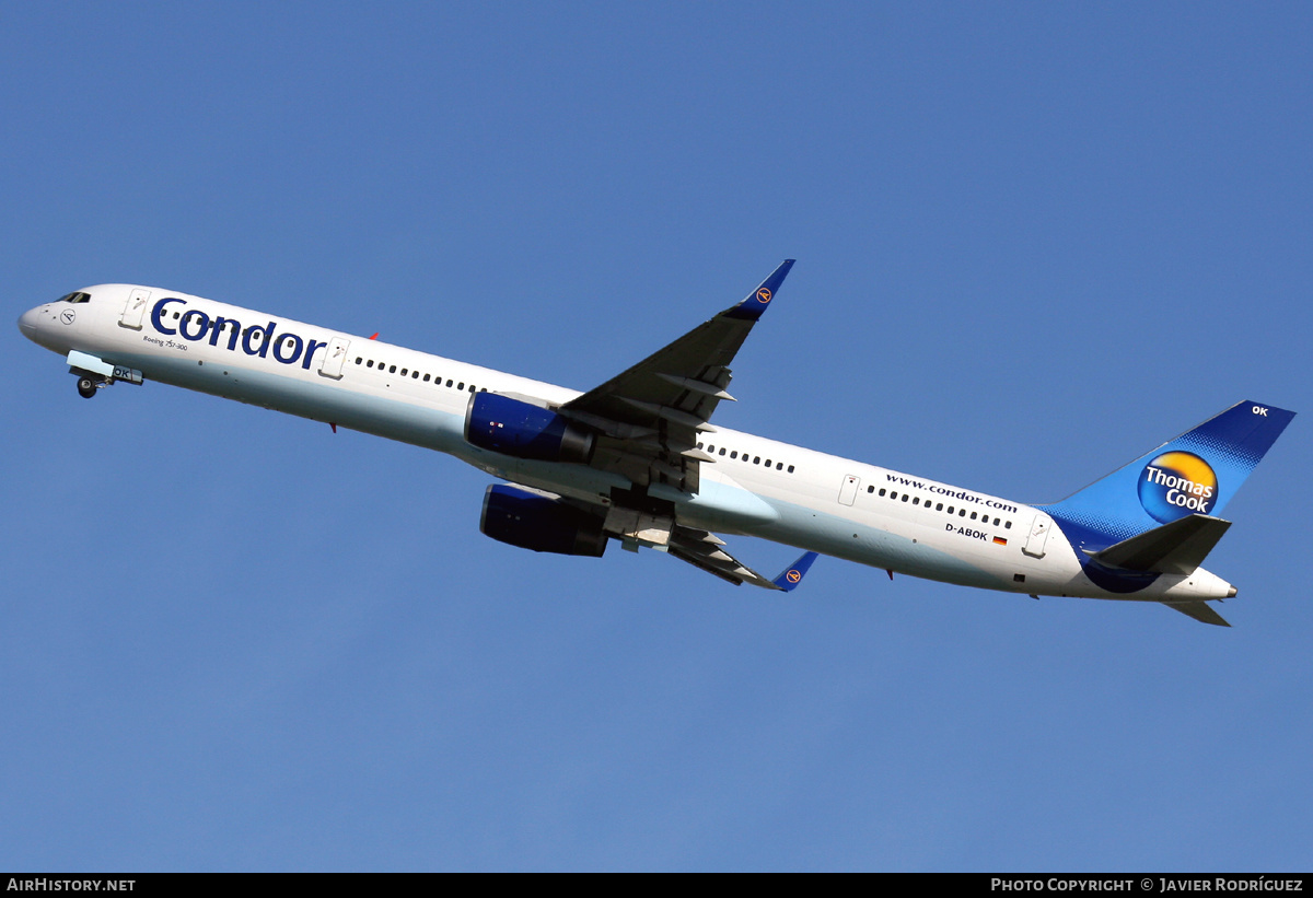 Aircraft Photo of D-ABOK | Boeing 757-330 | Condor Flugdienst | AirHistory.net #538581