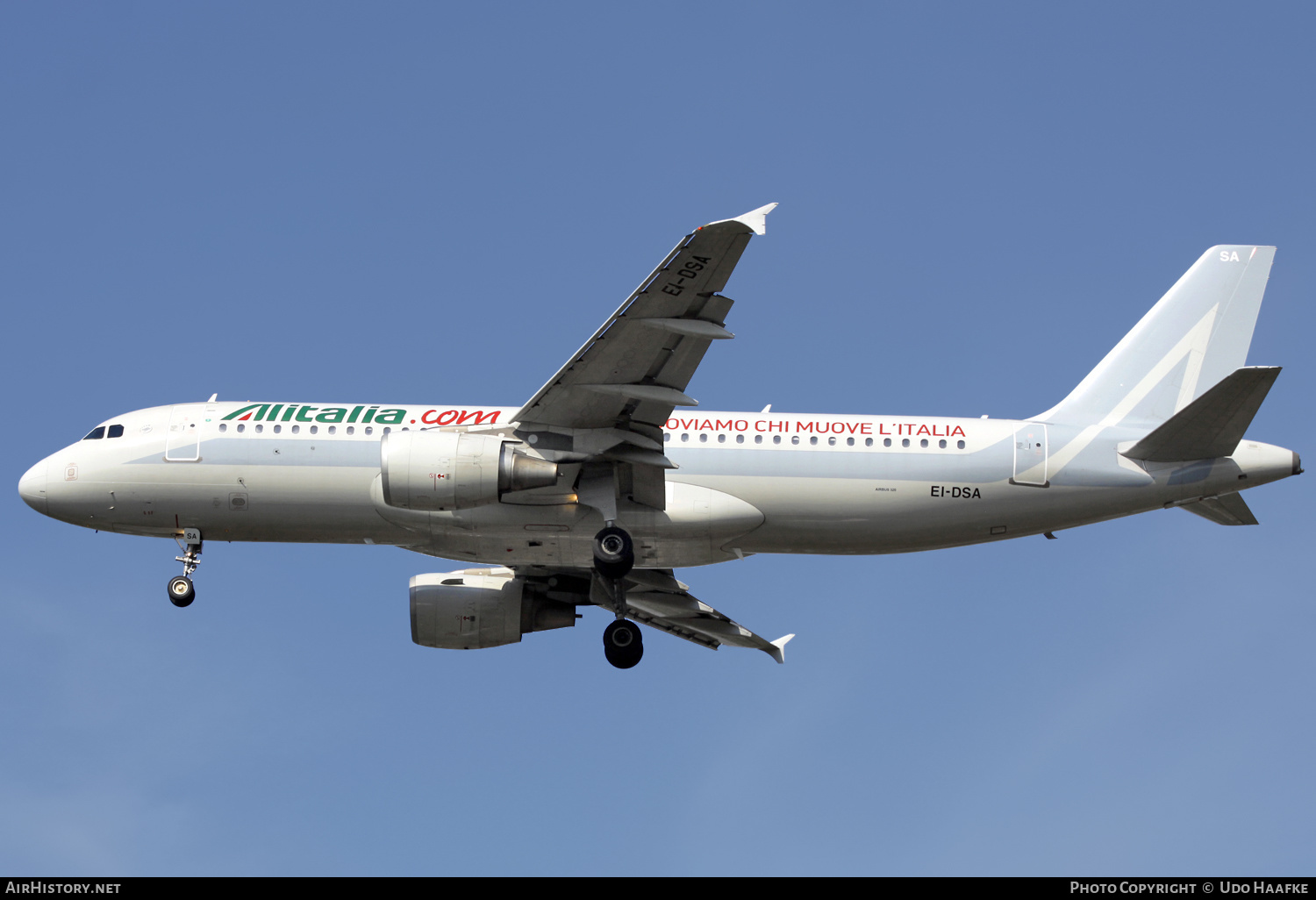 Aircraft Photo of EI-DSA | Airbus A320-216 | Alitalia | AirHistory.net #538587