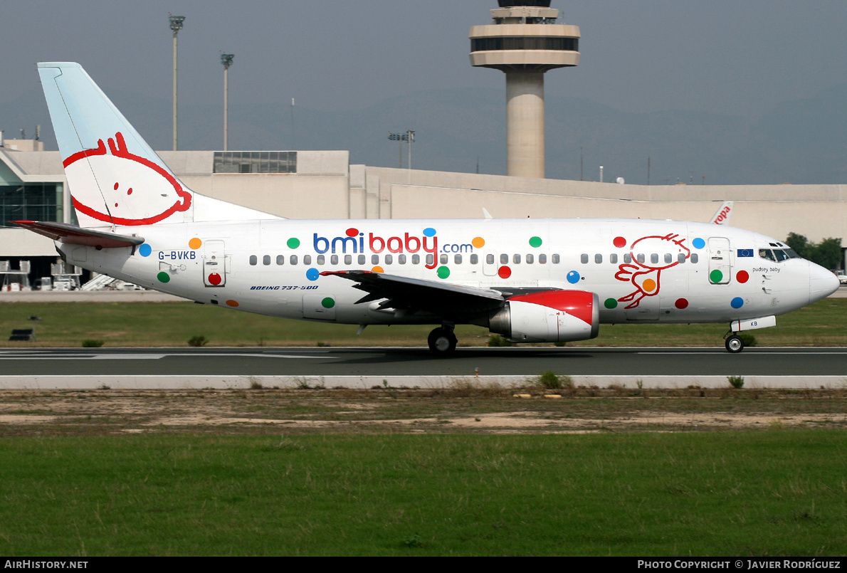 Aircraft Photo of G-BVKB | Boeing 737-59D | Bmibaby | AirHistory.net #538588