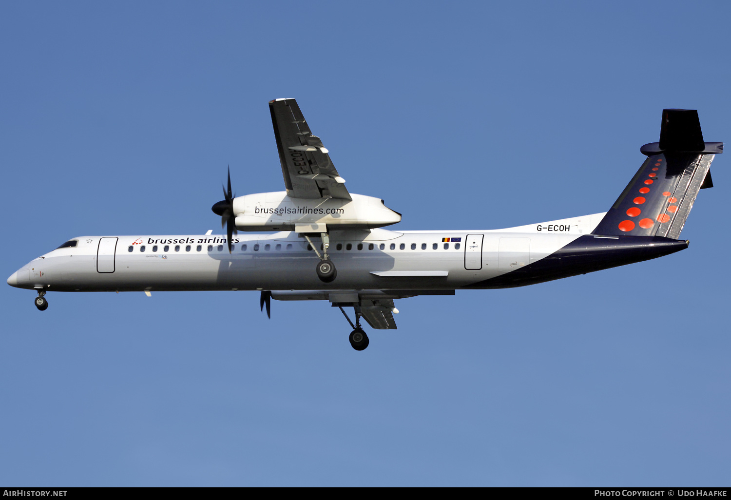 Aircraft Photo of G-ECOH | Bombardier DHC-8-402 Dash 8 | Brussels Airlines | AirHistory.net #538592