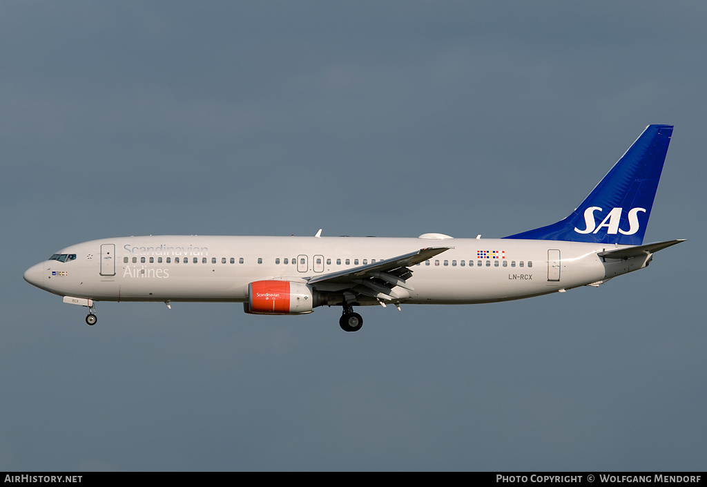 Aircraft Photo of LN-RCX | Boeing 737-883 | Scandinavian Airlines - SAS | AirHistory.net #538594