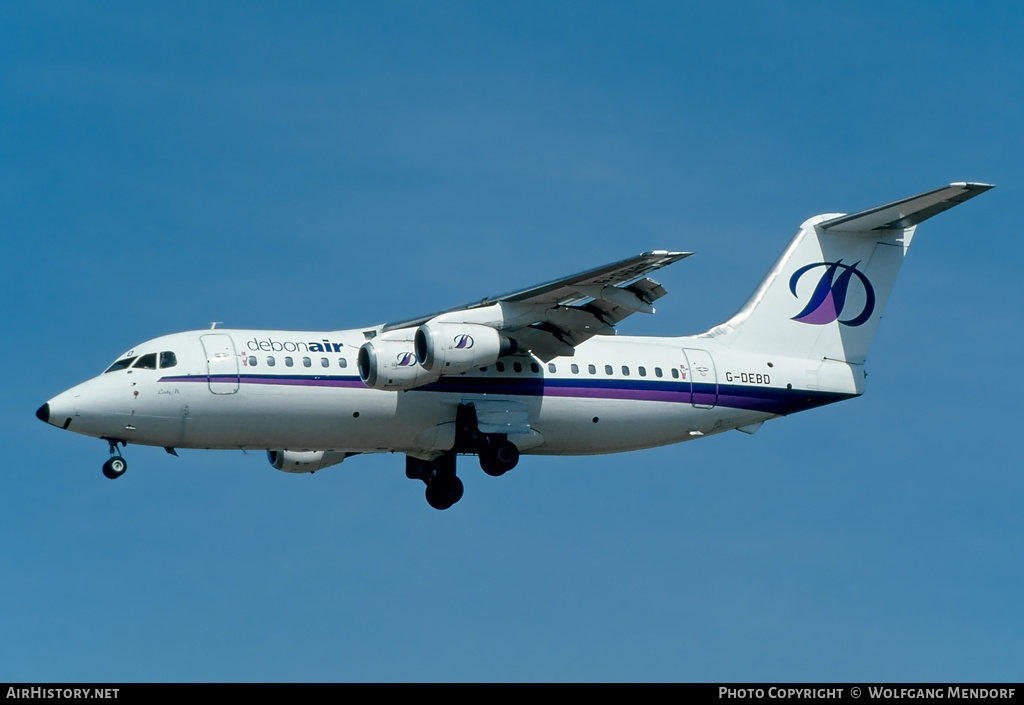 Aircraft Photo of G-DEBD | British Aerospace BAe-146-200 | Debonair Airways | AirHistory.net #538599