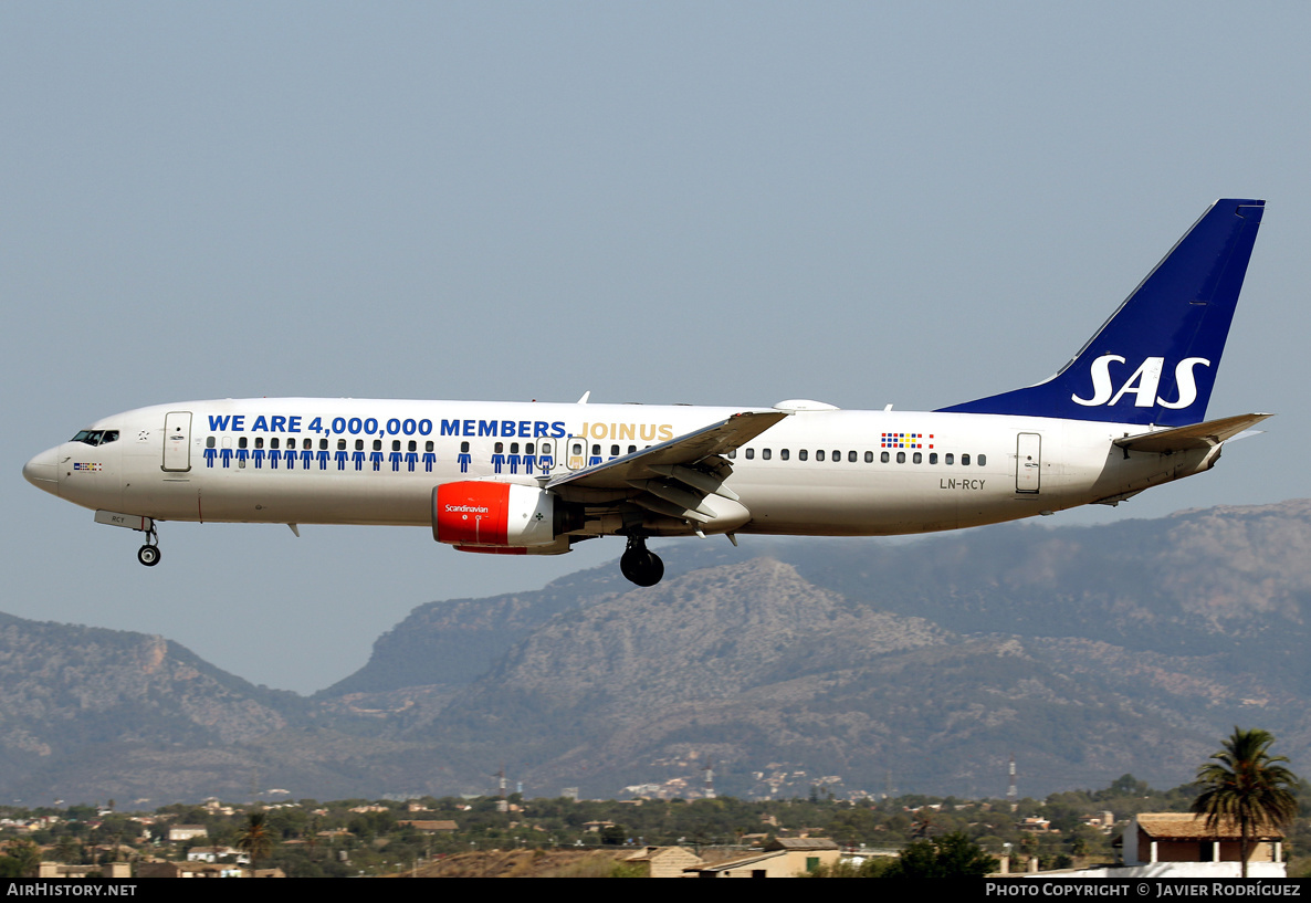 Aircraft Photo of LN-RCY | Boeing 737-883 | Scandinavian Airlines - SAS | AirHistory.net #538609