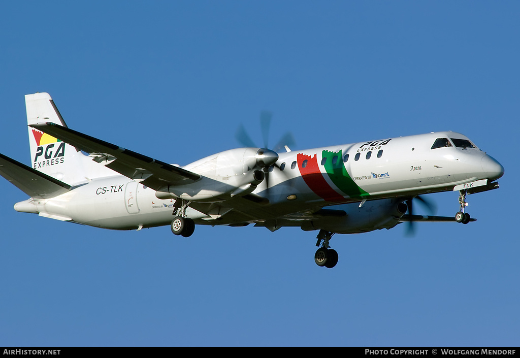 Aircraft Photo of CS-TLK | Saab 2000 | PGA Express | AirHistory.net #538613