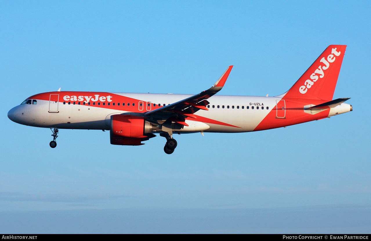 Aircraft Photo of G-UZLA | Airbus A320-251N | EasyJet | AirHistory.net #538618