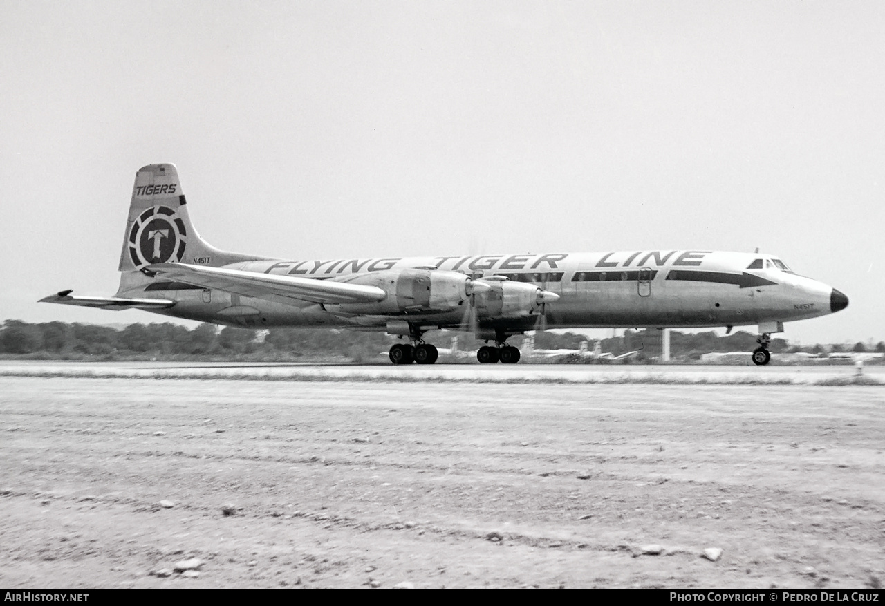 Aircraft Photo of N451T | Canadair CL-44D4-2 | Flying Tiger Line | AirHistory.net #538619