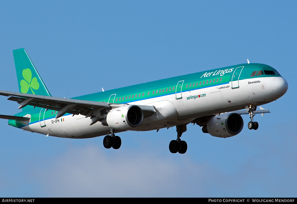 Aircraft Photo of EI-CPH | Airbus A321-211 | Aer Lingus | AirHistory.net #538638