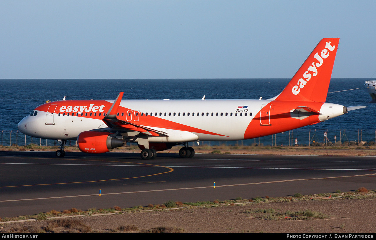 Aircraft Photo of OE-IVD | Airbus A320-214 | EasyJet | AirHistory.net #538654