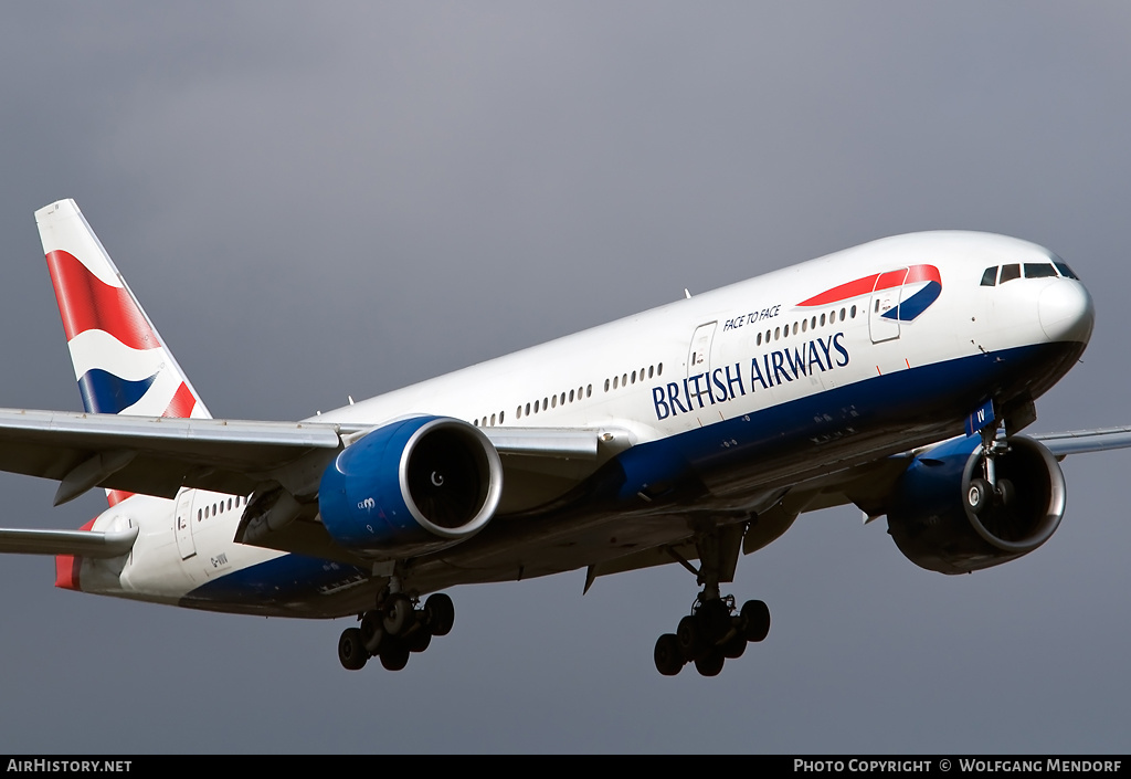 Aircraft Photo of G-VIIV | Boeing 777-236/ER | British Airways | AirHistory.net #538656