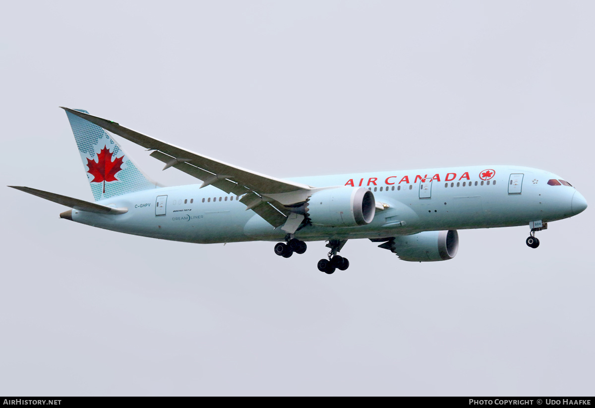 Aircraft Photo of C-GHPV | Boeing 787-8 Dreamliner | Air Canada | AirHistory.net #538668