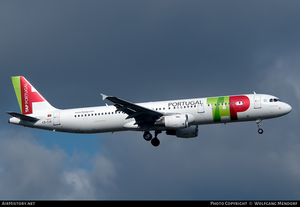 Aircraft Photo of CS-TJF | Airbus A321-211 | TAP Portugal | AirHistory.net #538678