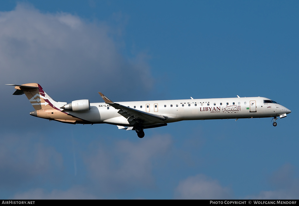 Aircraft Photo of 5A-LAB | Bombardier CRJ-900ER (CL-600-2D24) | Libyan Airlines | AirHistory.net #538691