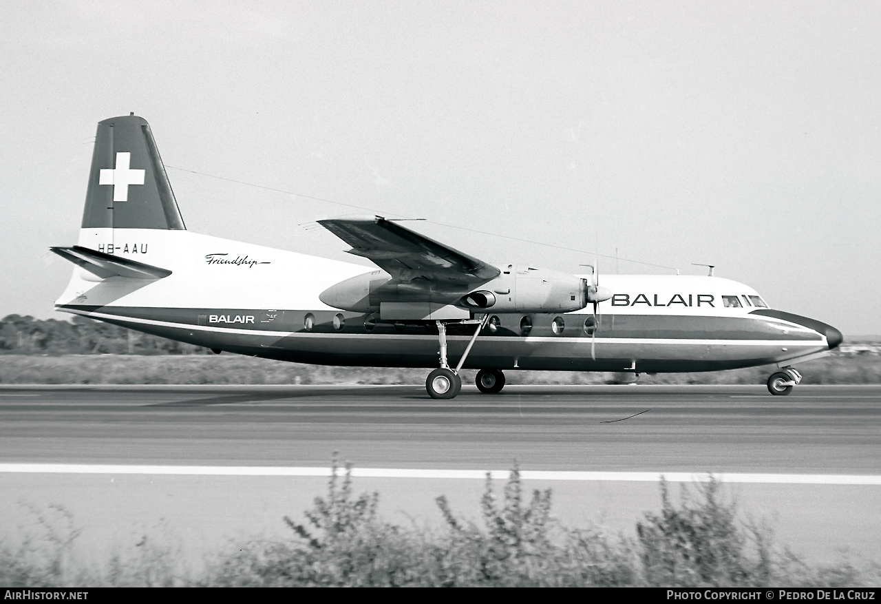 Aircraft Photo of HB-AAU | Fokker F27-200 Friendship | Balair | AirHistory.net #538704