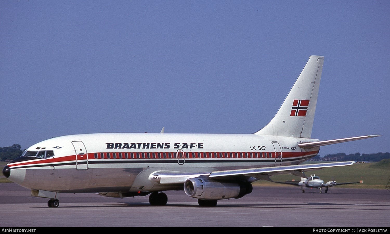 Aircraft Photo of LN-SUP | Boeing 737-205 | Braathens SAFE | AirHistory.net #538721