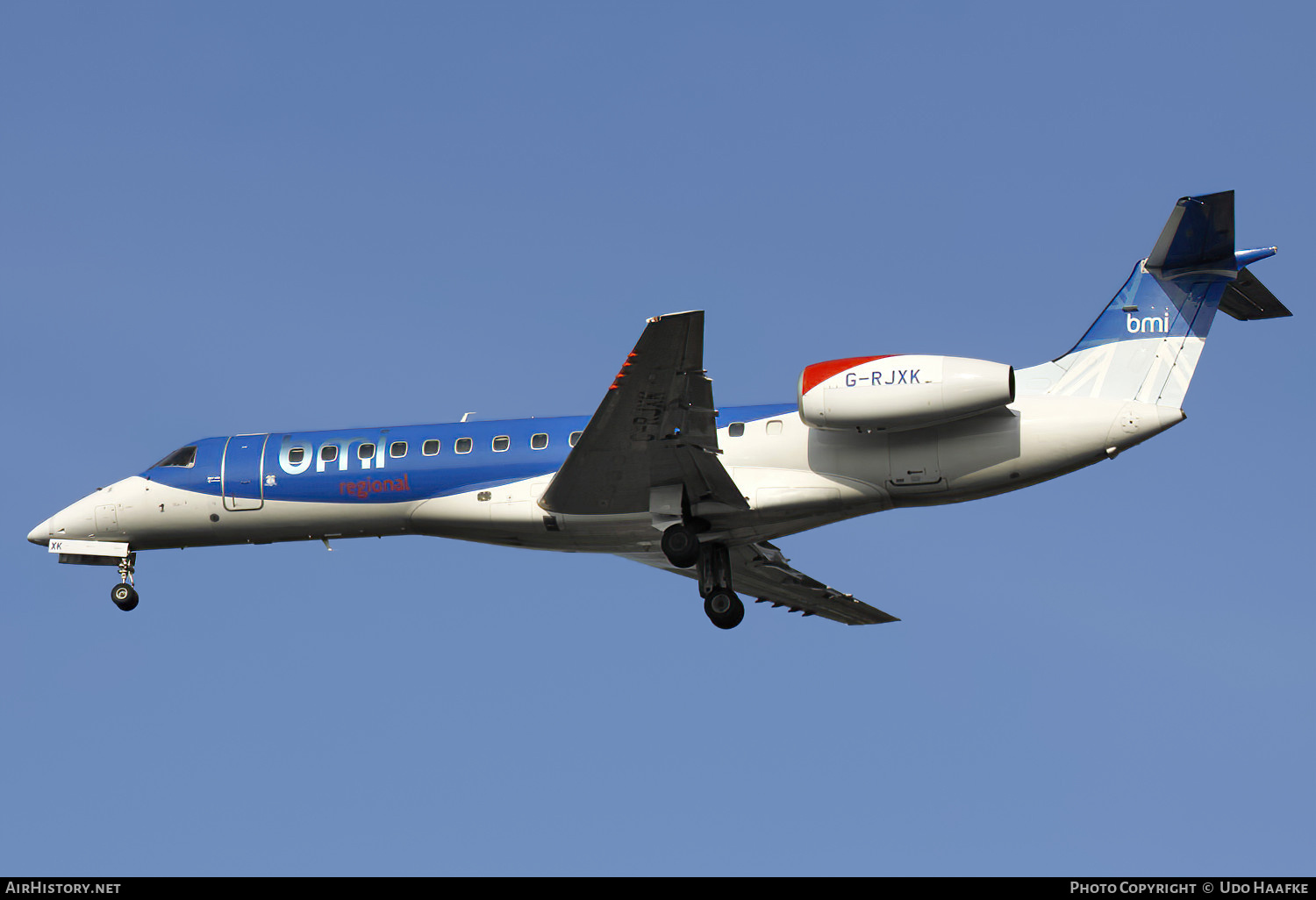 Aircraft Photo of G-RJXK | Embraer ERJ-135LR (EMB-135LR) | BMI Regional | AirHistory.net #538725