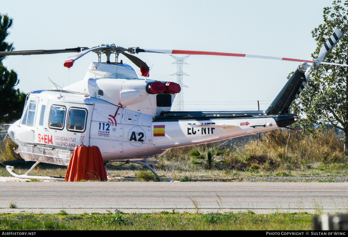 Aircraft Photo of EC-NTF | Bell 412SP | Generalitat Valenciana | AirHistory.net #538754