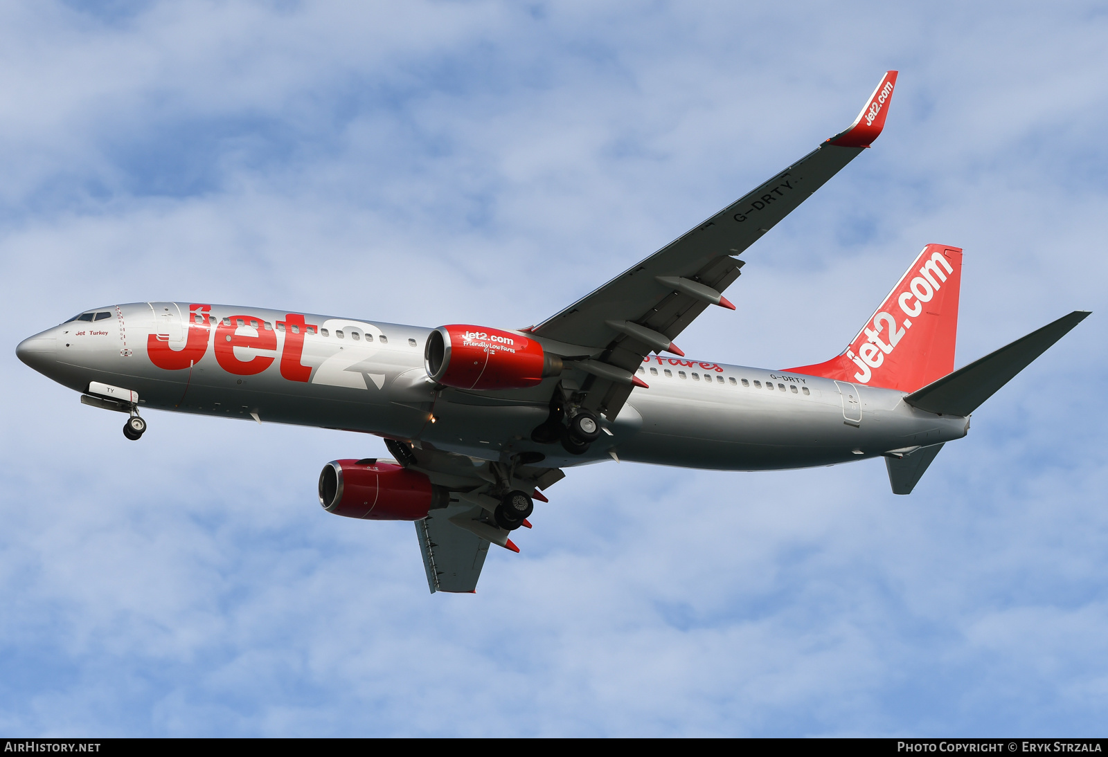 Aircraft Photo of G-DRTY | Boeing 737-8AS | Jet2 | AirHistory.net #538759