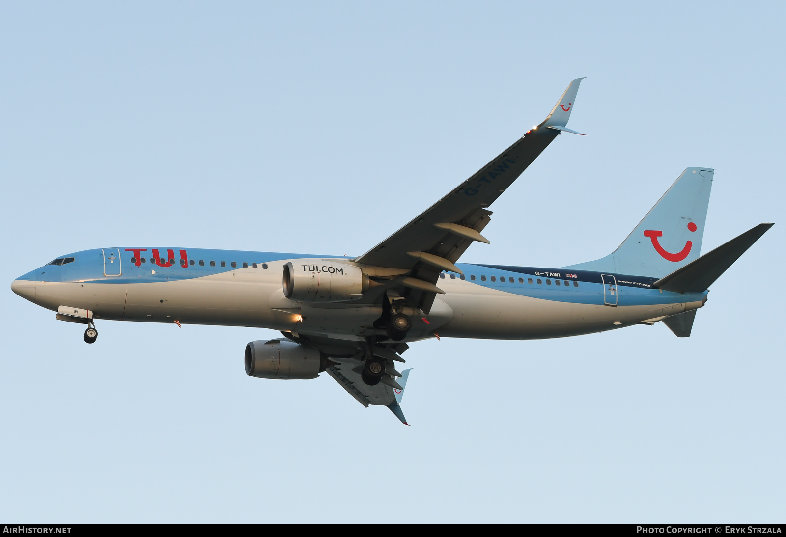 Aircraft Photo of G-TAWI | Boeing 737-8K5 | TUI | AirHistory.net #538760