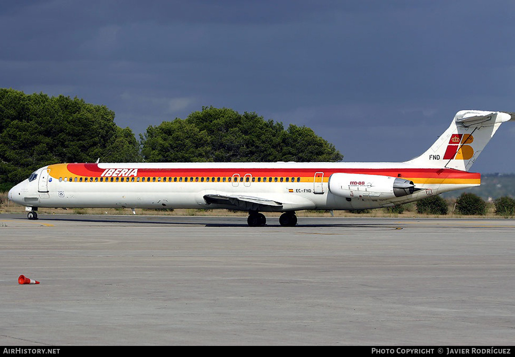 Aircraft Photo of EC-FND | McDonnell Douglas MD-88 | Iberia | AirHistory.net #538783