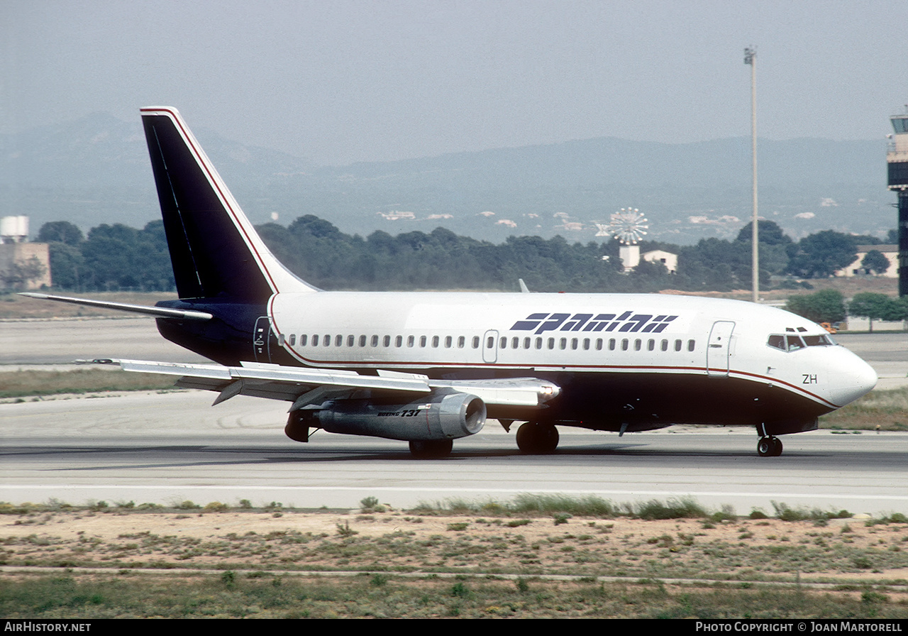 Aircraft Photo of EC-DZH | Boeing 737-2H4 | Spantax | AirHistory.net #538790