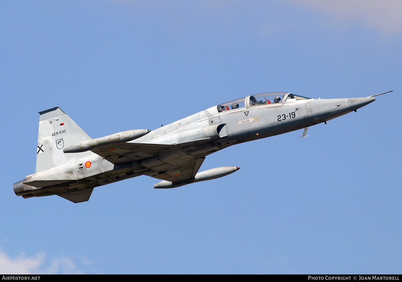 Aircraft Photo of AE.9-030 | Northrop SF-5B Freedom Fighter | Spain - Air Force | AirHistory.net #538794