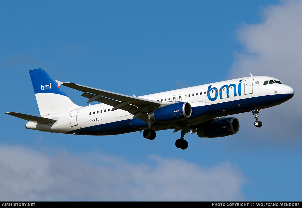 Aircraft Photo of G-MEDH | Airbus A320-232 | BMI - British Midland International | AirHistory.net #538821