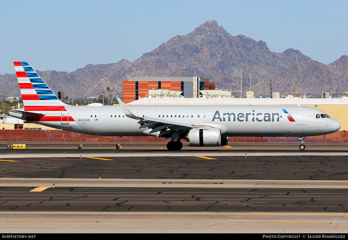 Aircraft Photo of N407AN | Airbus A321-253NX | American Airlines | AirHistory.net #538834