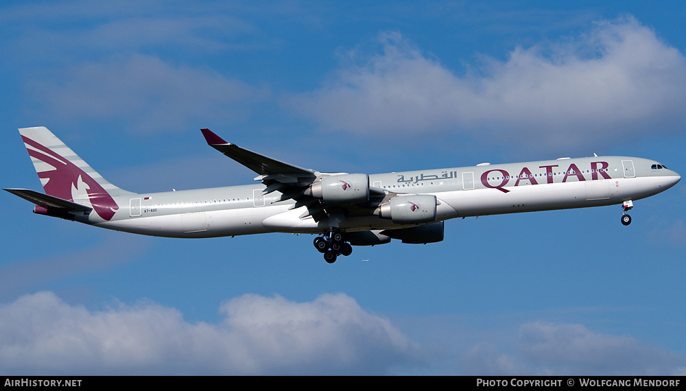 Aircraft Photo of A7-AGC | Airbus A340-642 | Qatar Airways | AirHistory.net #538837