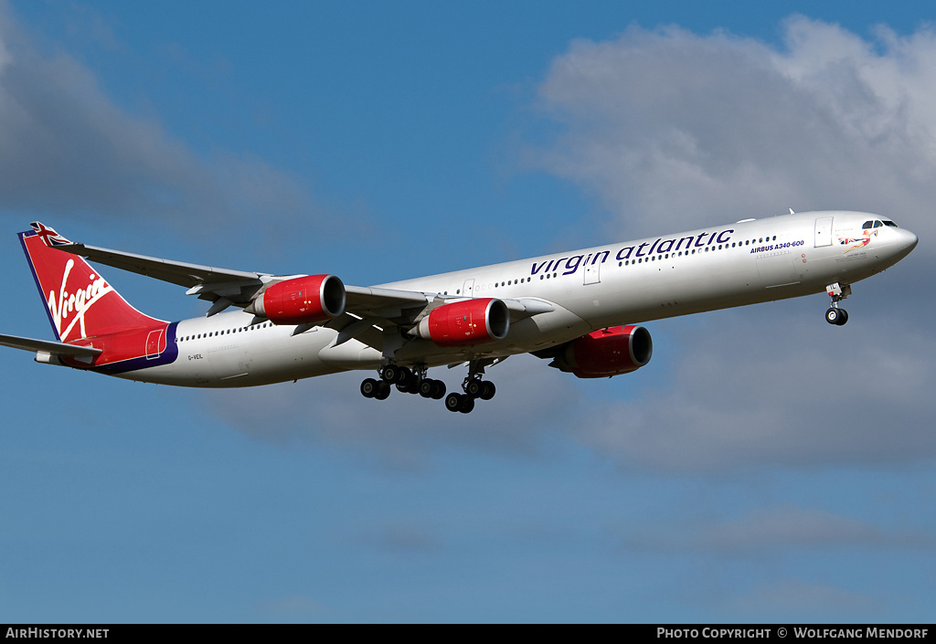 Aircraft Photo of G-VEIL | Airbus A340-642 | Virgin Atlantic Airways | AirHistory.net #538846