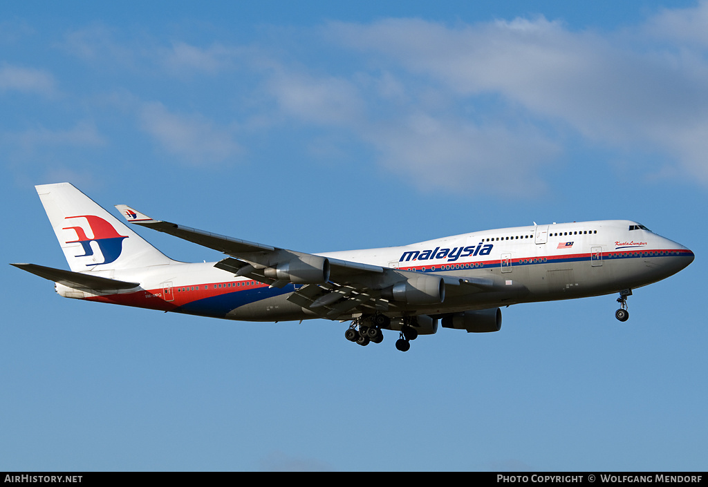 Aircraft Photo of 9M-MPQ | Boeing 747-4H6 | Malaysia Airlines | AirHistory.net #538853