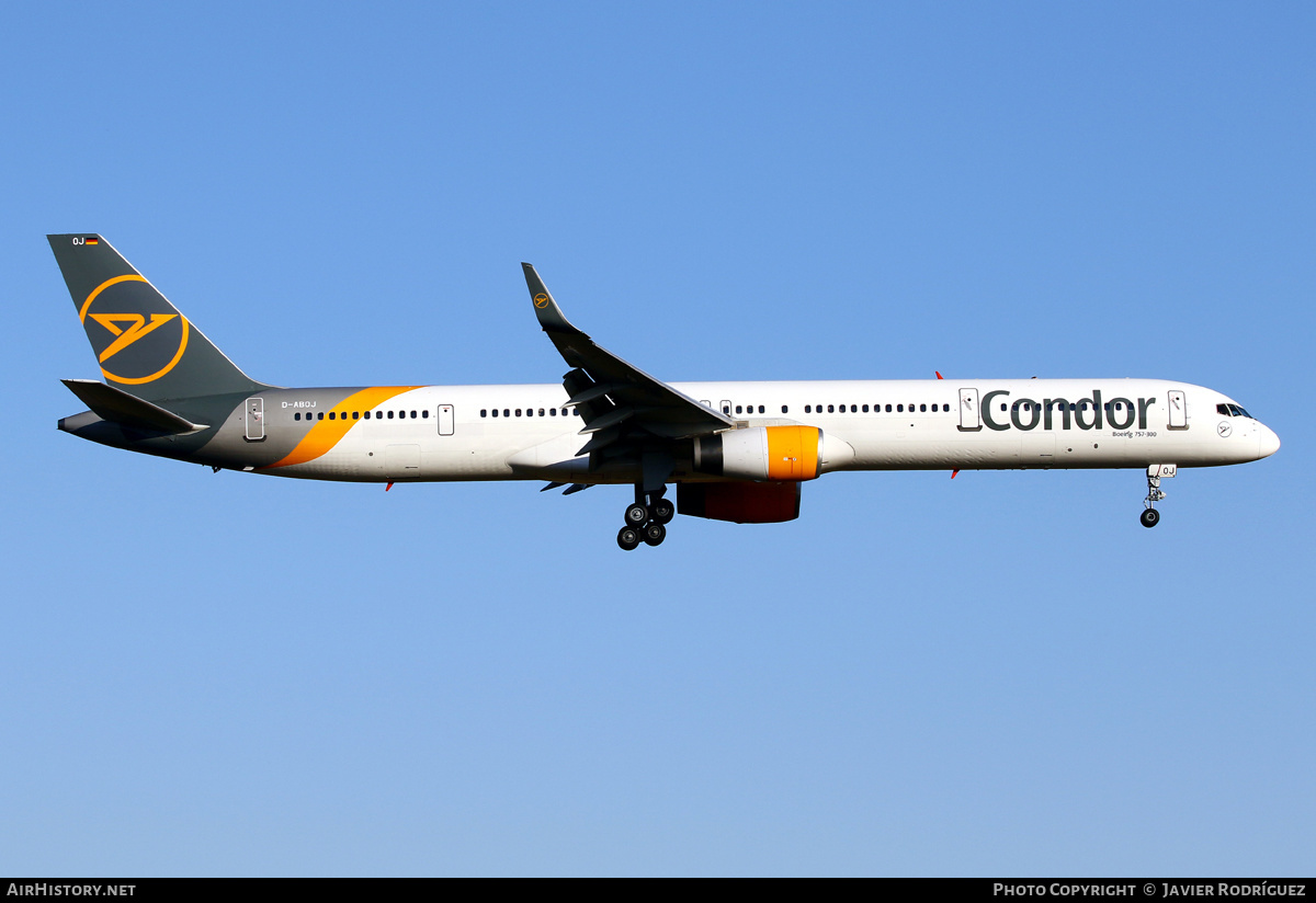 Aircraft Photo of D-ABOJ | Boeing 757-330 | Condor Flugdienst | AirHistory.net #538857