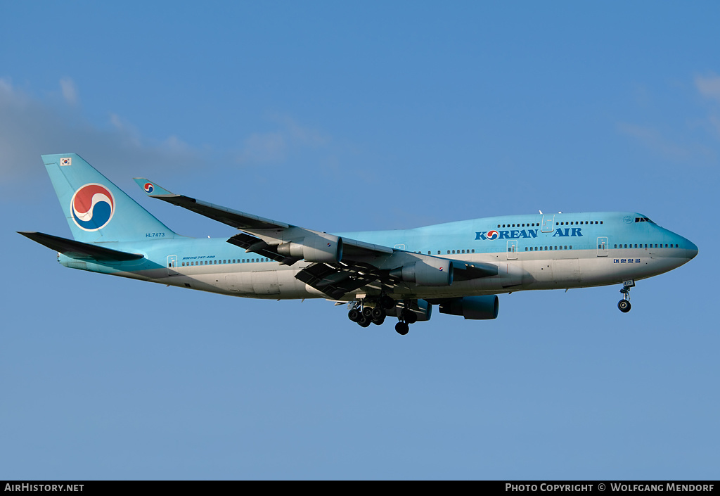 Aircraft Photo of HL7473 | Boeing 747-4B5 | Korean Air | AirHistory.net #538858