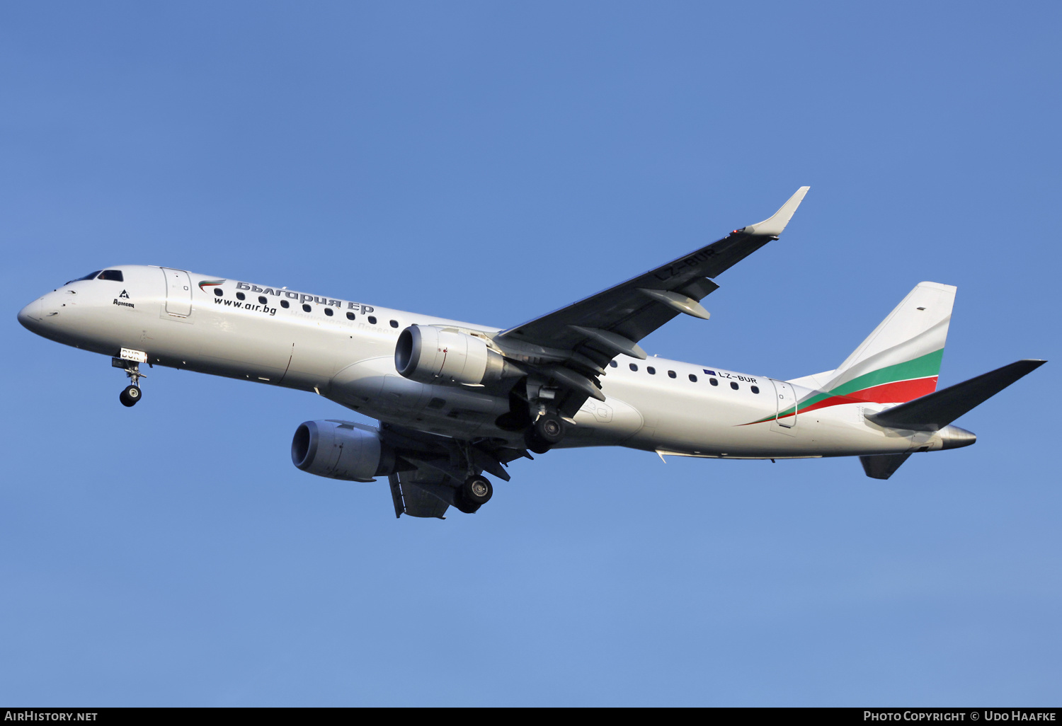 Aircraft Photo of LZ-BUR | Embraer 190STD (ERJ-190-100STD) | Bulgaria Air | AirHistory.net #538885