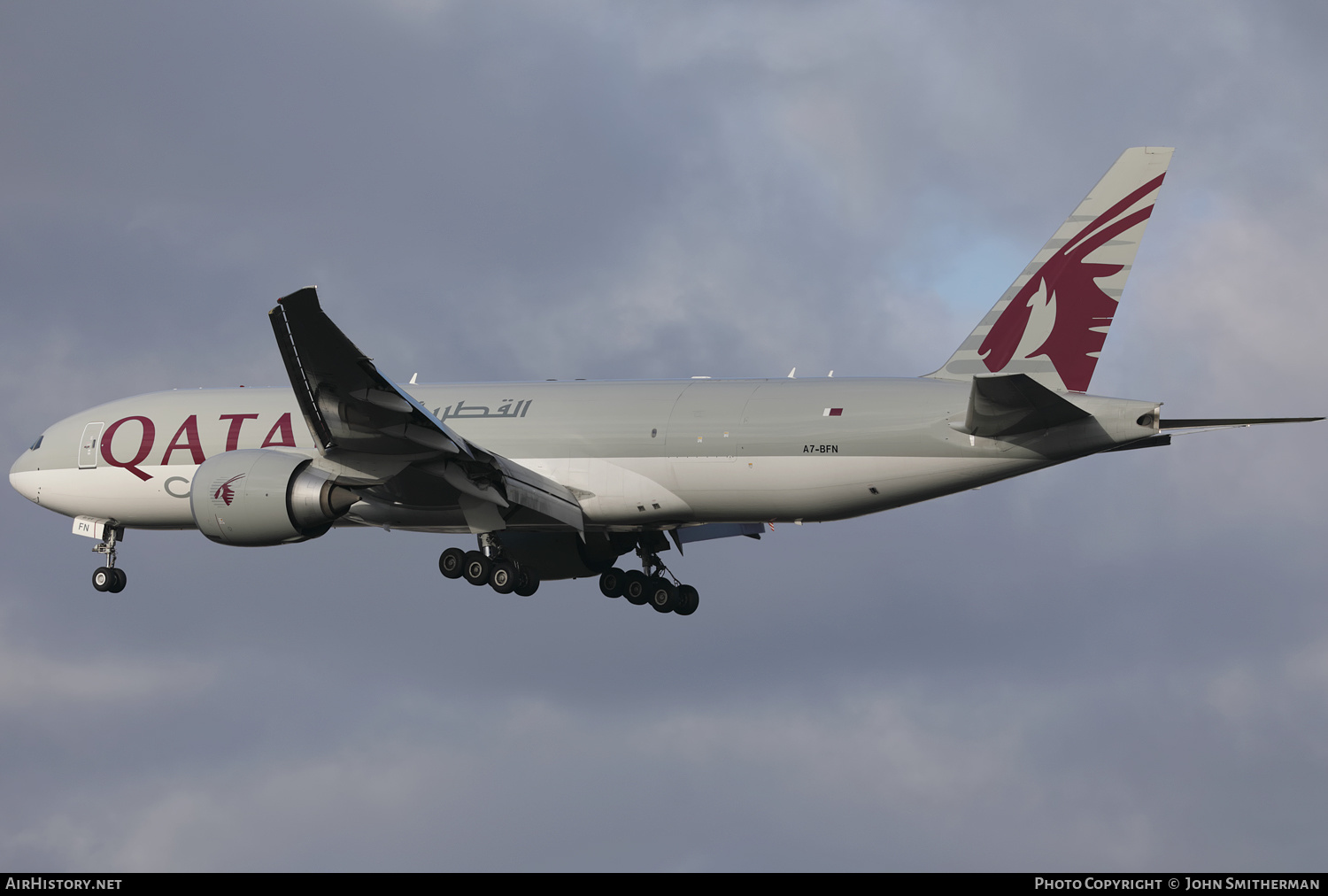 Aircraft Photo of A7-BFN | Boeing 777-F | Qatar Airways Cargo | AirHistory.net #538890