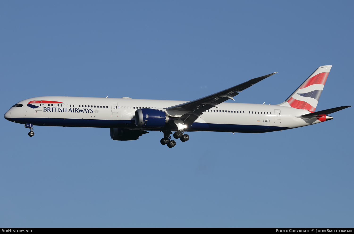 Aircraft Photo of G-ZBLC | Boeing 787-10 Dreamliner | British Airways | AirHistory.net #538897
