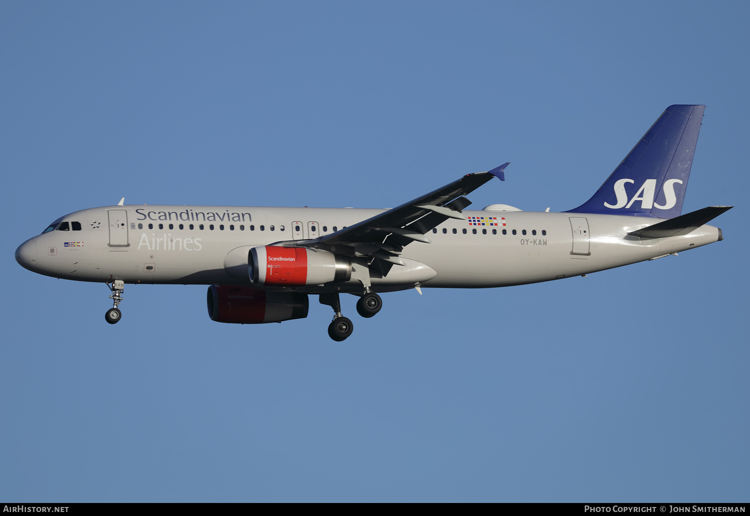 Aircraft Photo of OY-KAW | Airbus A320-232 | Scandinavian Airlines - SAS | AirHistory.net #538913