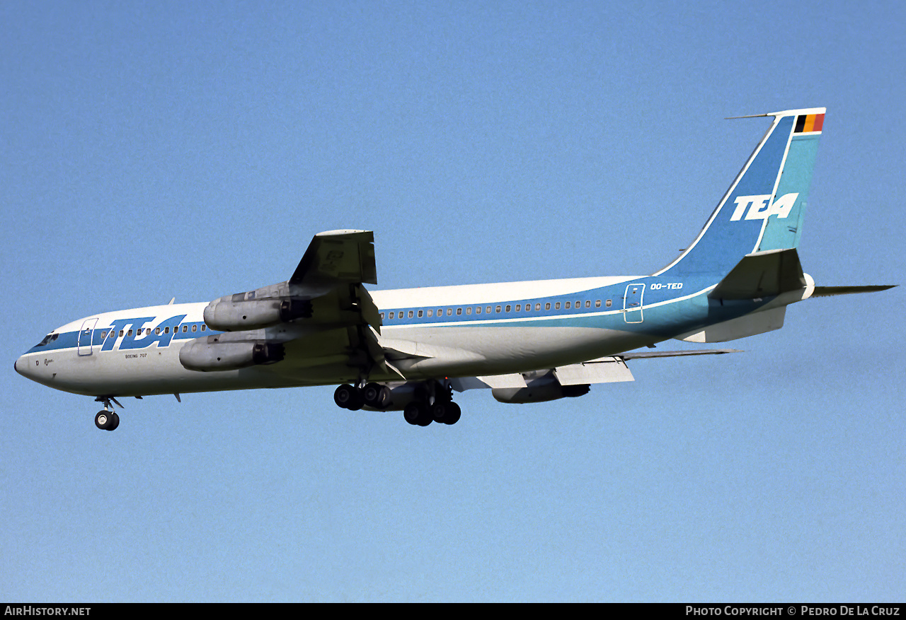 Aircraft Photo of OO-TED | Boeing 707-131 | TEA - Trans European Airways | AirHistory.net #538939