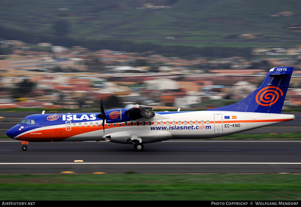 Aircraft Photo of EC-KNO | ATR ATR-72-500 (ATR-72-212A) | Islas Airways | AirHistory.net #538941