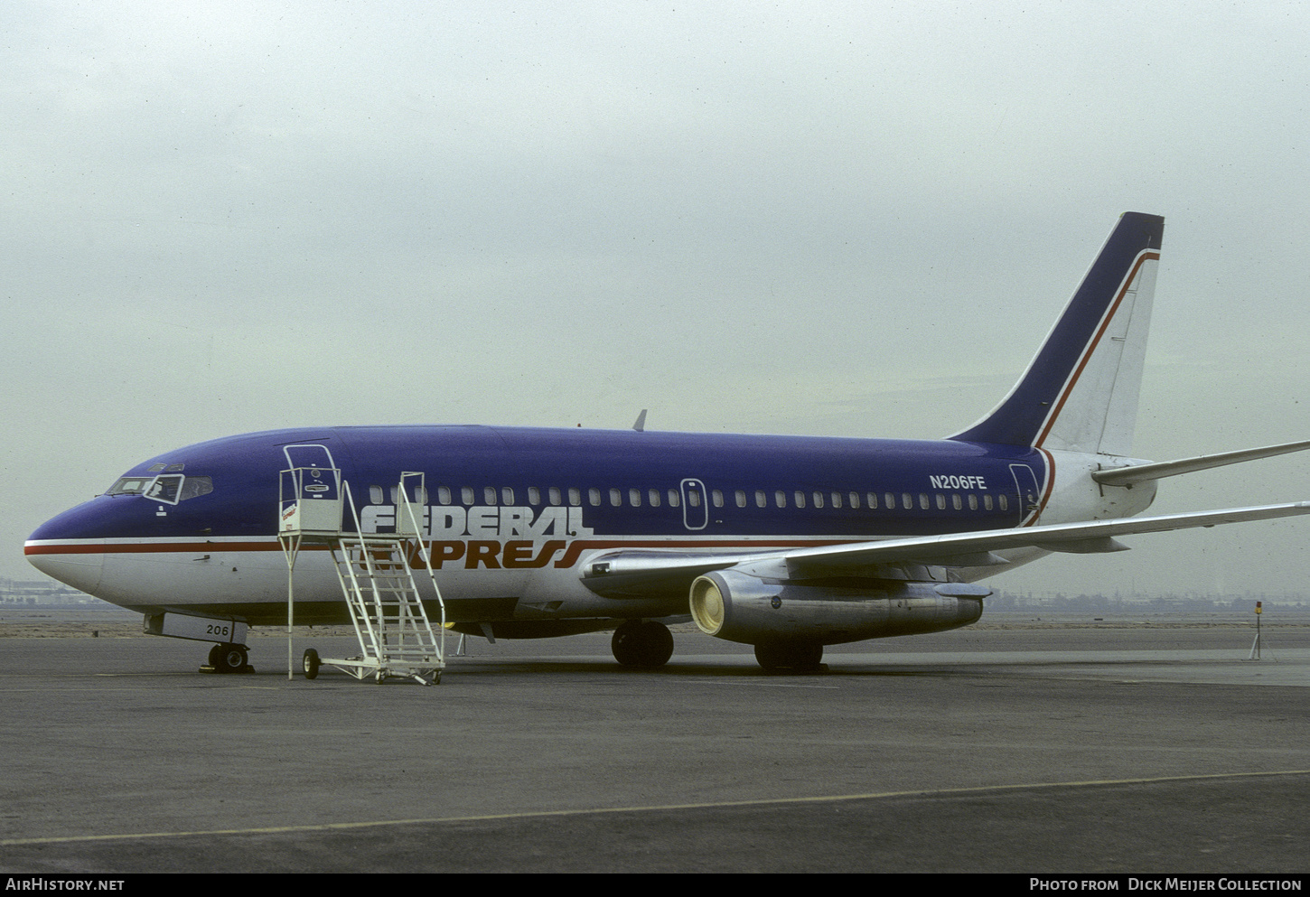 Aircraft Photo of N206FE | Boeing 737-2Q8C/Adv | Federal Express | AirHistory.net #539002